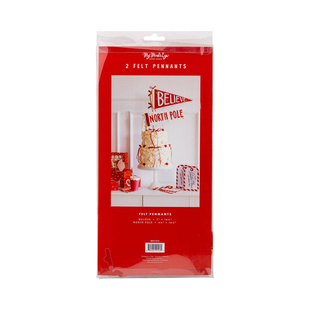 Believe Felt Pennant Set