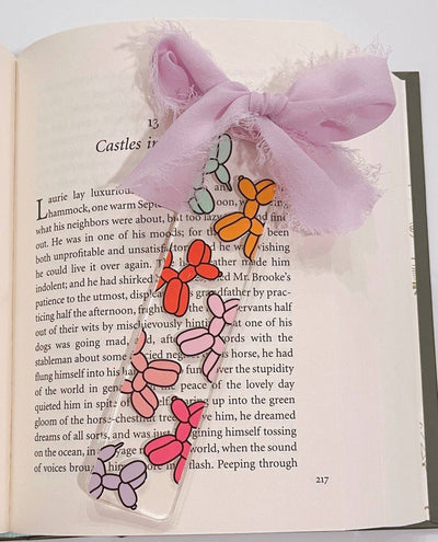 Acrylic bookmarks- Balloon dog