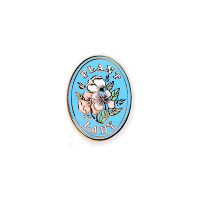 Plant Lady Enamel Pin