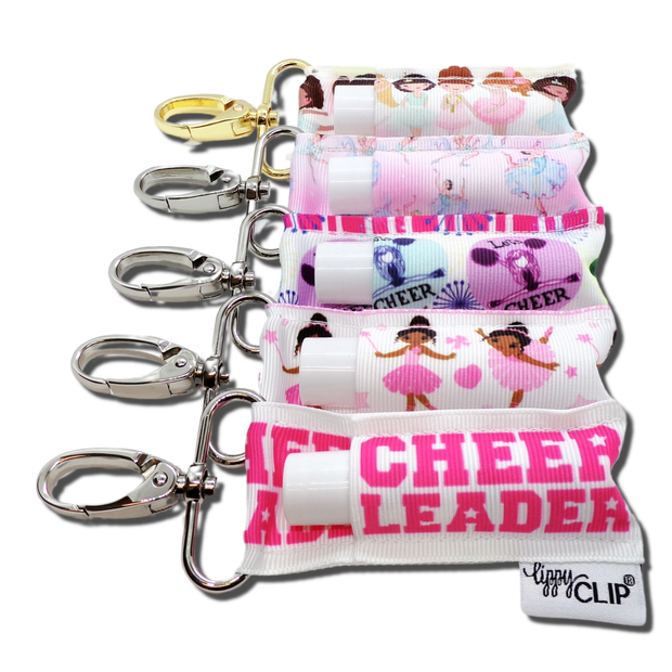 Cheerleader LippyClip® Lip Balm Holder for Chapstick