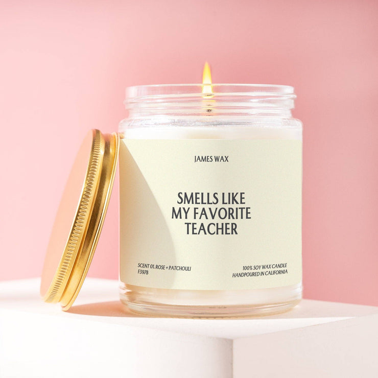 Teacher Gift “Smells Like My Favorite Teacher”: White Tea + Jasmine