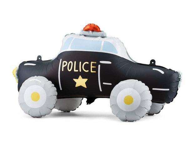 Police Car Foil Balloon - Standing Birthday Party Decoration | 26x21 Inches