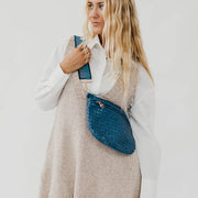 Westlyn Woven Bum Bag *NEW COLORS ADDED*: Metallic Navy