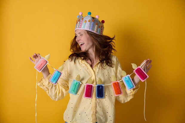 Make A Wish Honeycomb Candle Banner