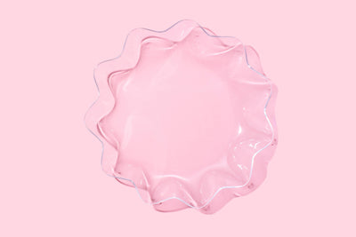 Wavy Nesting Bowl - Large - Clear