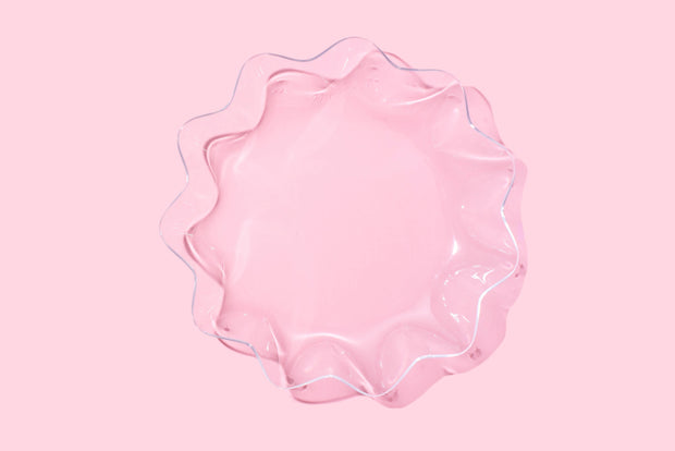 Wavy Nesting Bowl - Large - Clear