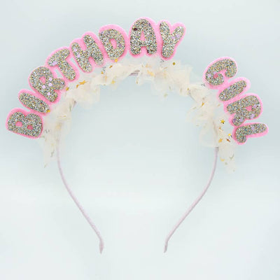 Tulle Birthday Girl Headband