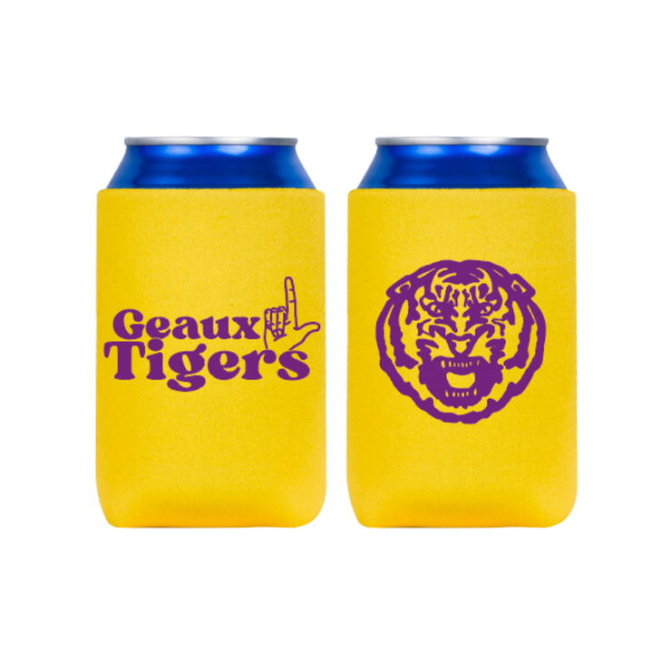 LSU Koozie - Gold
