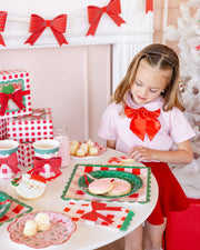 Plaid Cup with Bow