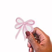 Vinyl Sticker - Pink Bow