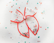 Mesh Shaker Bow - Peppermint Twist: Clip