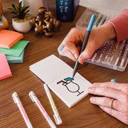 Tiny Eats Treats Easy Tear Glue Bind Coloring Book for Adult