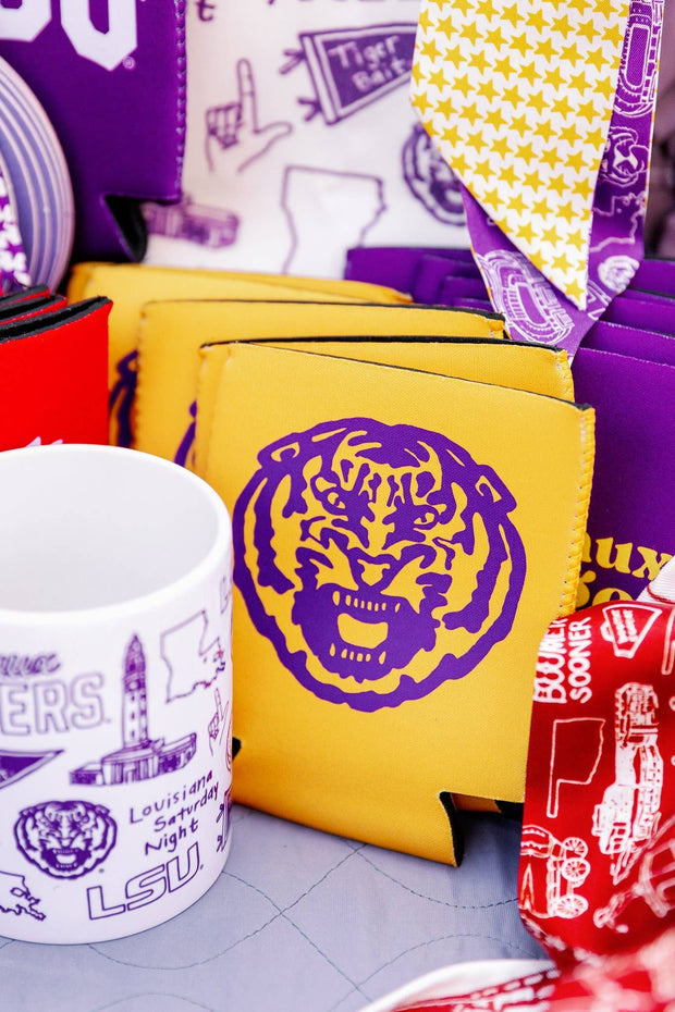 LSU Koozie - Gold