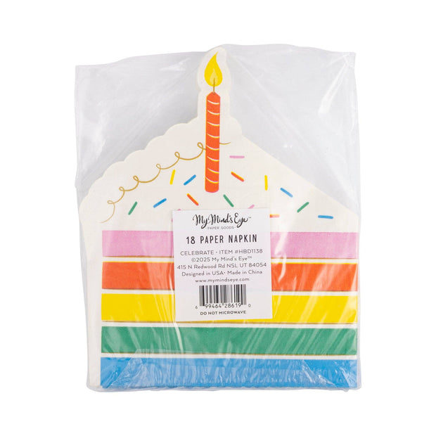- Cake Shaped Dinner Napkin