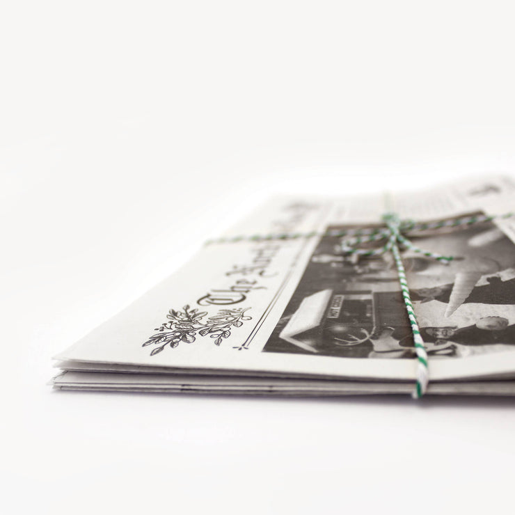 North Pole Times Edition 2 - Holiday Newspaper and Gift Wrap