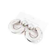 Caroline Reversible Hoop Earrings - WATERPROOF: Gold