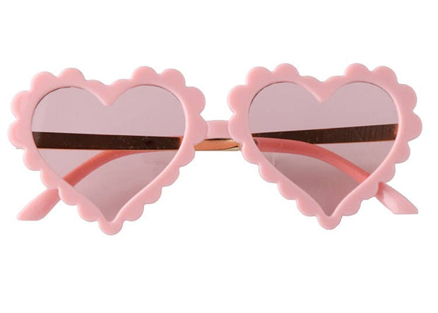 Heart Sunglasses: Pink