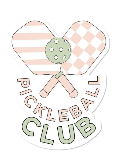 Pickleball Club Sticker