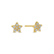 Flower Velvet Stud Gift Set: Gold