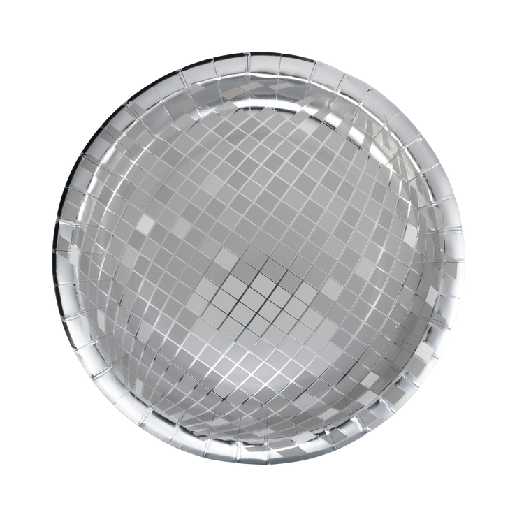 Silver Disco 9" Plate