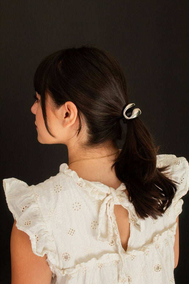 Manacled Ponytail Cuff: Gold