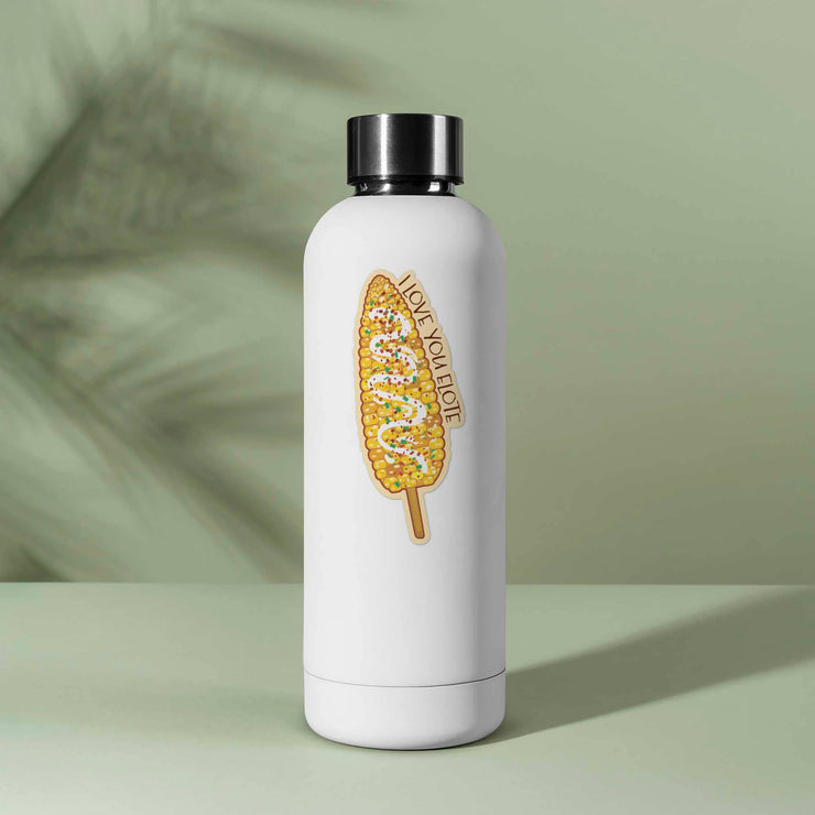I Love You Elote Sticker for Hydroflask - Funny Food Decal