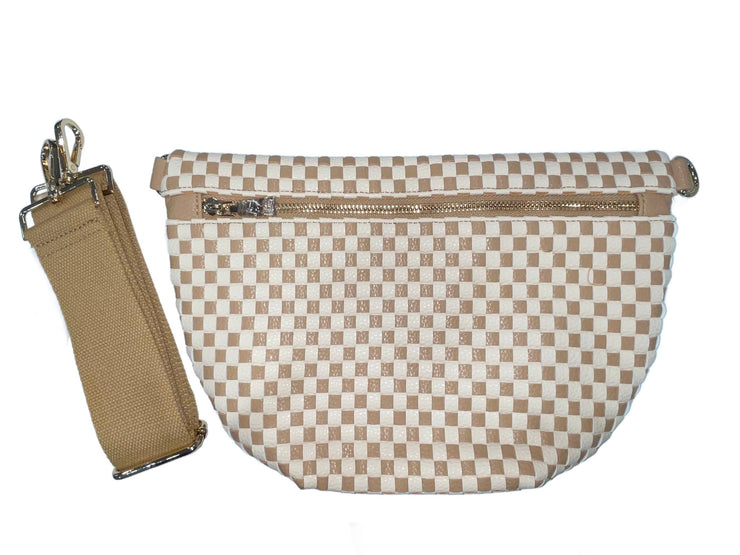 Westlyn Woven Bum Bag *NEW COLORS ADDED*: Checkered Black