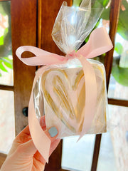 Wooden - Hand Painted Heart: 6x6 inches