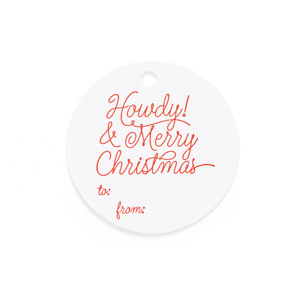 Gift Tags | Howdy & Merry Christmas