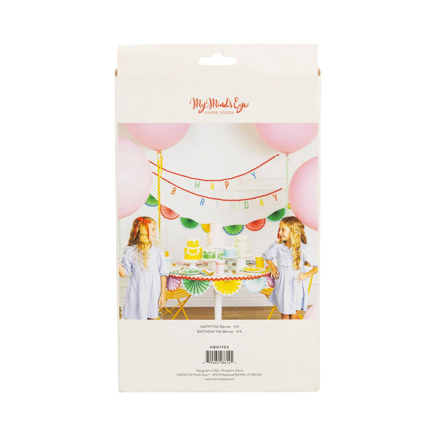 HBD1102 - Happy Birthday Felt Banner