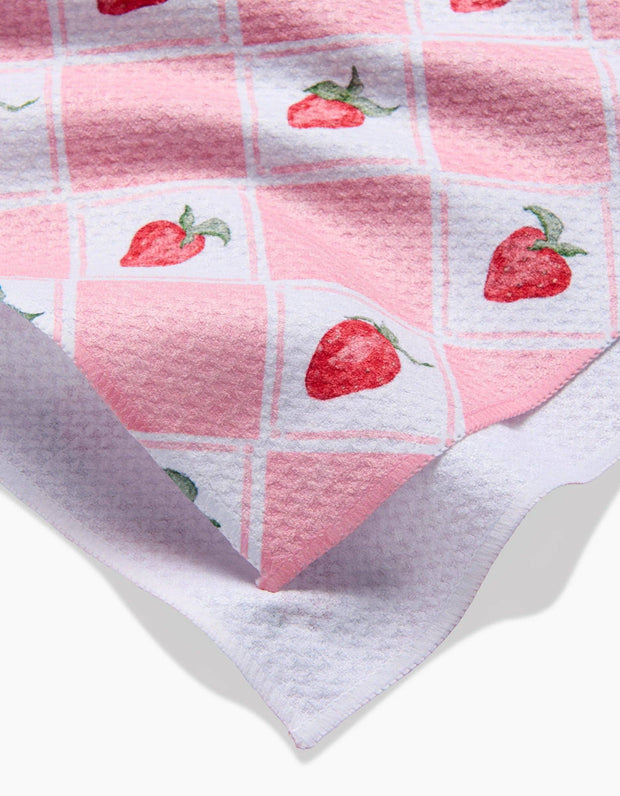 Vera Strawberries Tea Towel