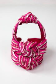 Beaded Headband - Pink Prism