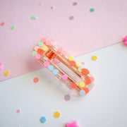 Funfetti Hair Clips: Rectangle