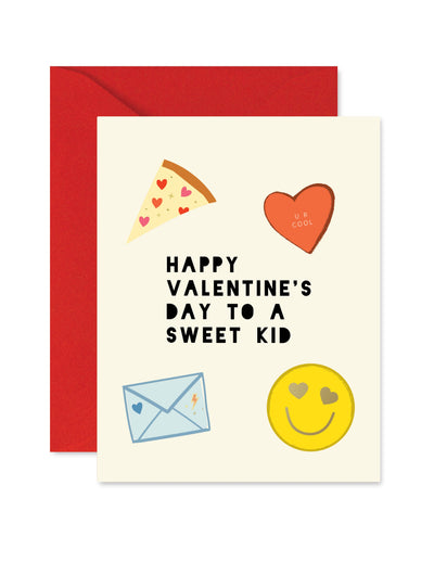 Sweet Kid Valentine Greeting Card