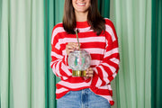 Let It Snow Globe Sipper Novelty Cup