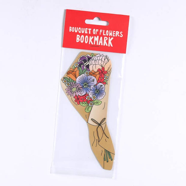 Bouquet of Flowers Bookmark (it's die cut!)