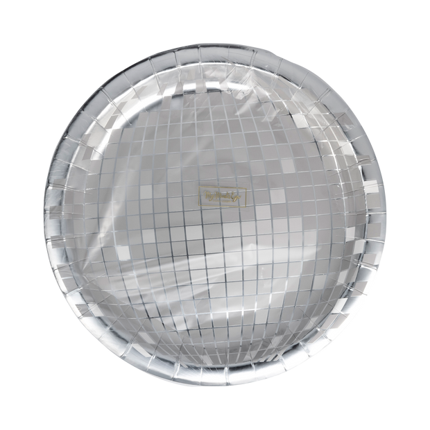 Silver Disco 9" Plate