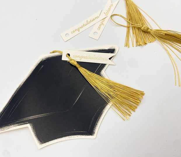 Graduation Cap w/ Tassel Congratulations Greeting Card