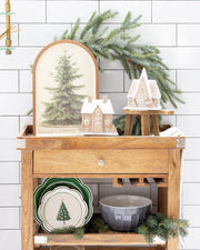 Christmas Lane Plate Set