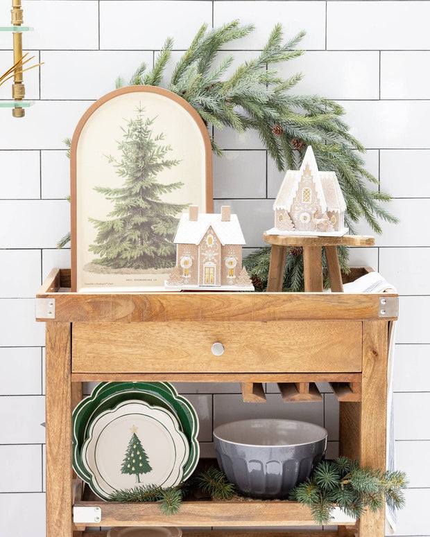 Christmas Lane Plate Set