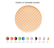 Check It! Dinner Plates: Purple Posse - 8 Pk.