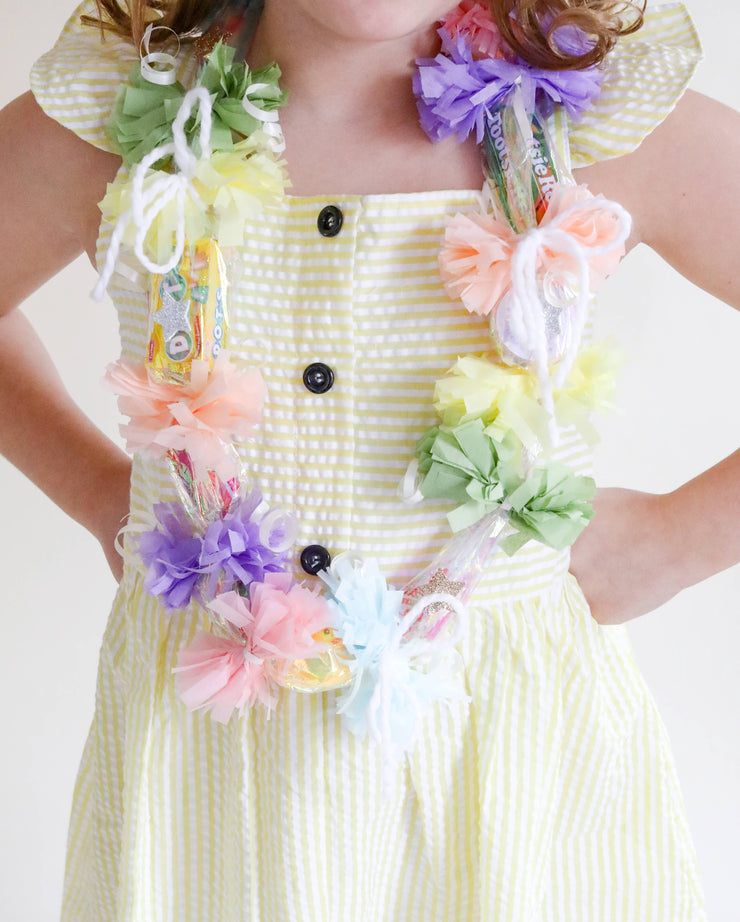  Kids Celebration Party Novelty Surprise Lei (Rainbow)