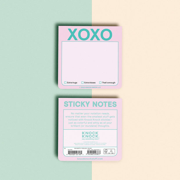 XOXO Sticky Note