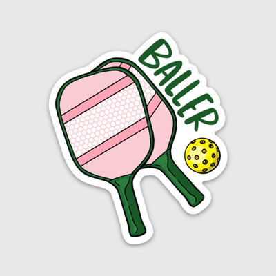 Pickleball Sticker 