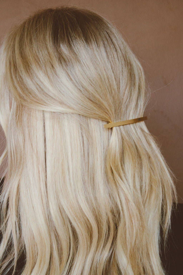 Bronzed Thin French Barrette