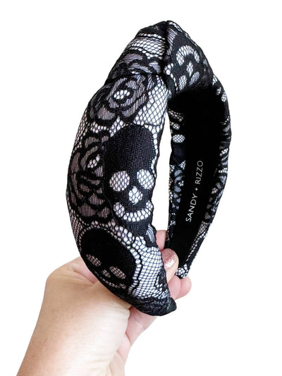 Skull Lace Headband