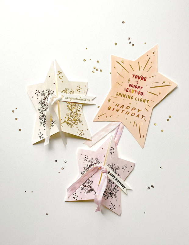 You are a Shining Light Happy Birthday Greeting Card
