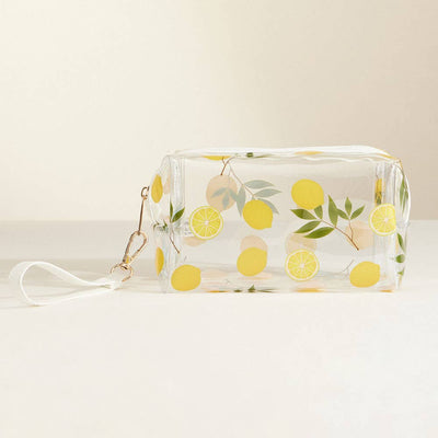 LemonTransparent Cosmetic Pouch: Strawberry