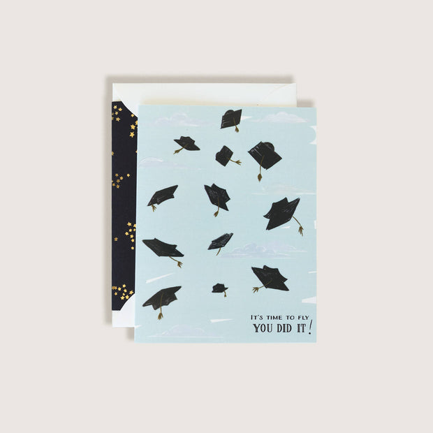 Time To Fly Graduation Greeting Card