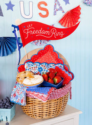 Americana Polka Dot Cocktail Napkin Set